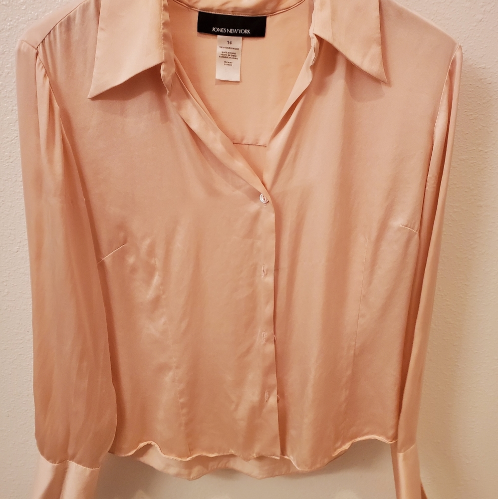 Jones new york silk blouse
